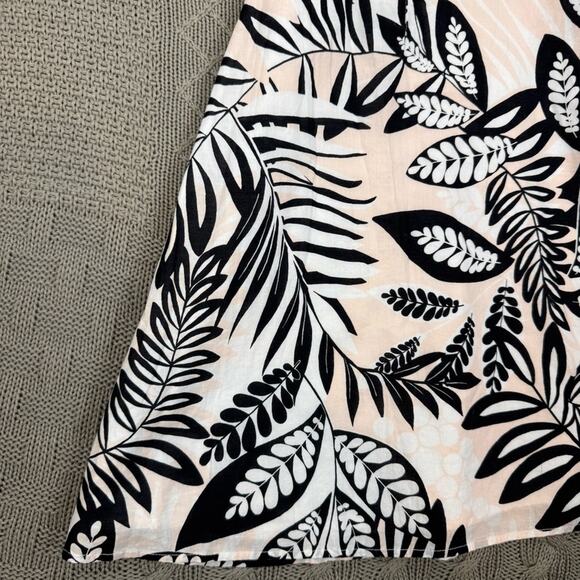 Janie & Jack Floral Sleeveless Dress in Black, Blush and Cream Leaf Pattern ~ 4 - Picture 13 of 15